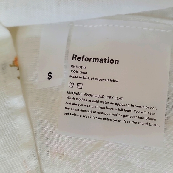 Reformation Indio Dress Mini Rosebud Floral - Picture 8 of 10